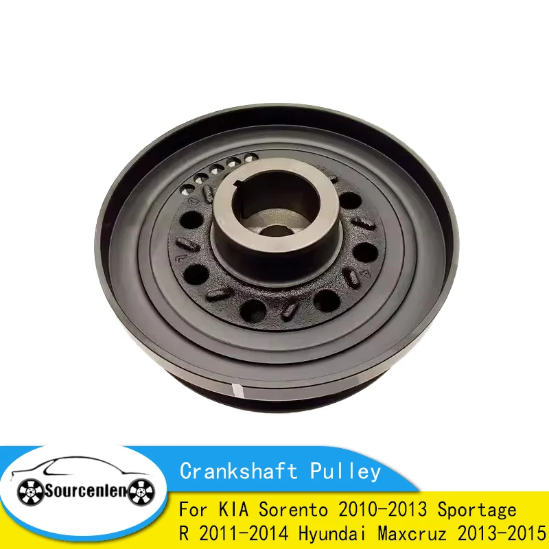 Crankshaft Pulley For KIA Sorento 2010-2013 Sportage R 2011-2014 Hyundai Maxcruz 2013-2015 231242F010 231242F000 23124-2F010