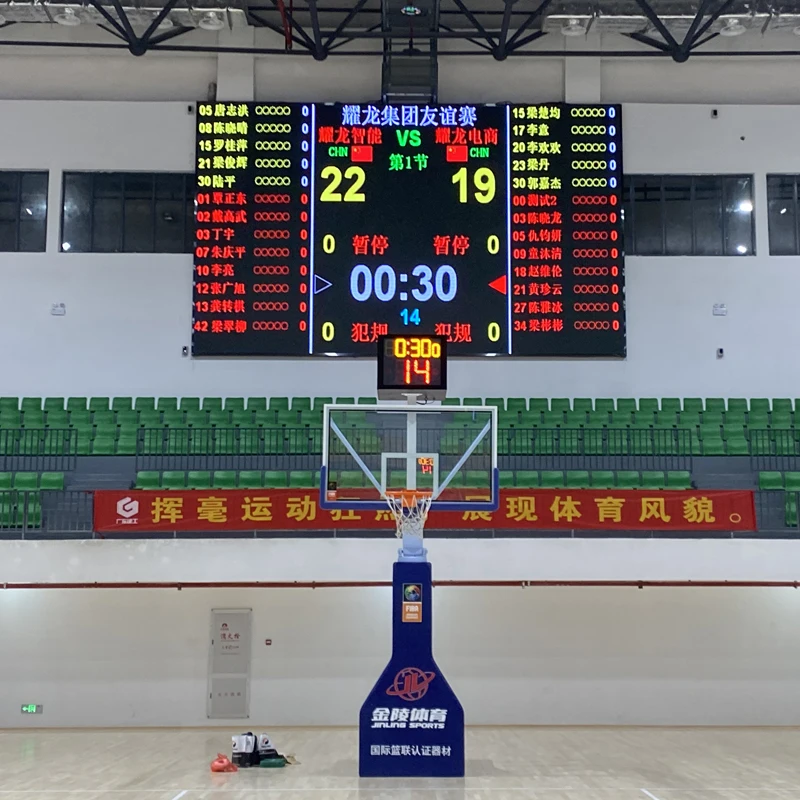 Basketball Scoreboards & Timing Systems Digital Scoreboard System For Basketball Competition