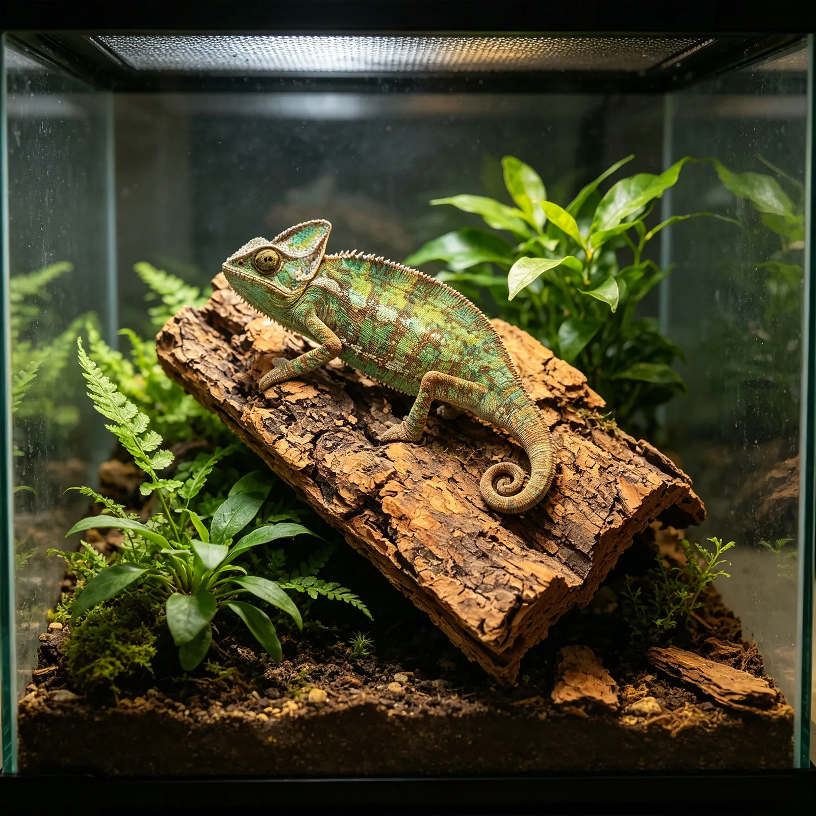 8Pcs Natural Cork Bark Reptile Hideouts Terrarium Bark Pieces Shelter for Lizards Turtles Snakes Decoration Reptile Hideout Log