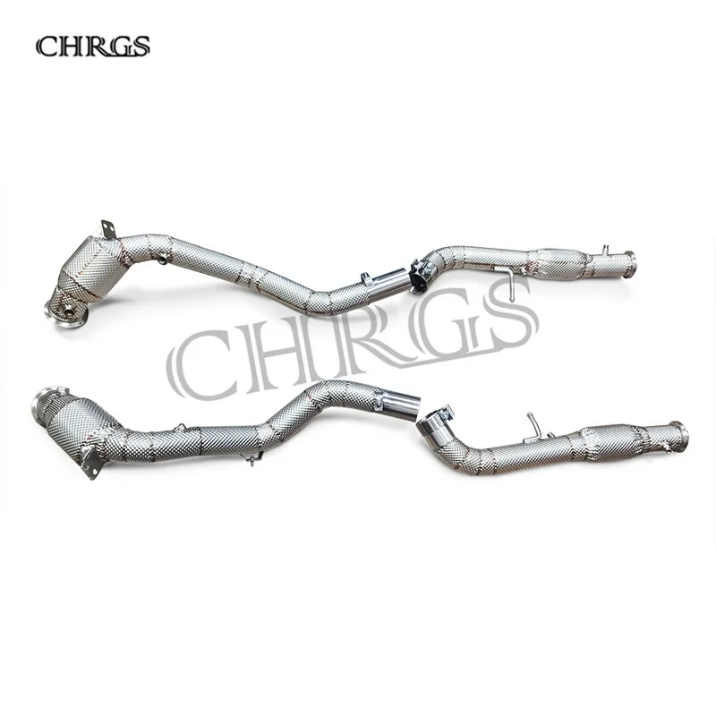 

Exhaust Downpipe For Mercedes Benz G63 AMG 2020-2023 Stainless Steel Downpipe with catalyst Car Exhaust System