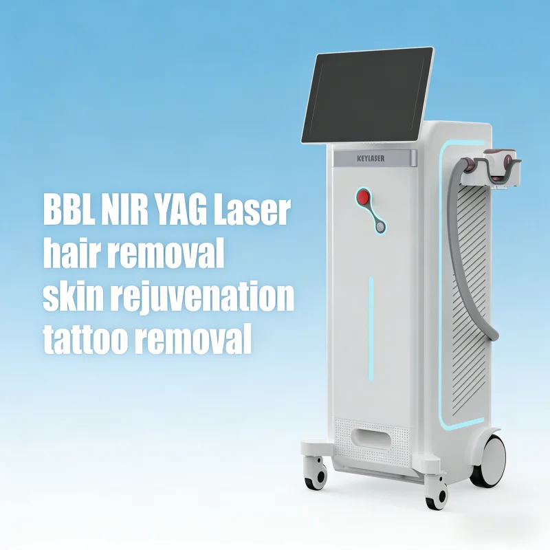 Standing Vertical K9 BBL NIR Beauty Device IPL Laser Wrinkle Removal Hair Removal Skin Rejuvenation Face Lifting