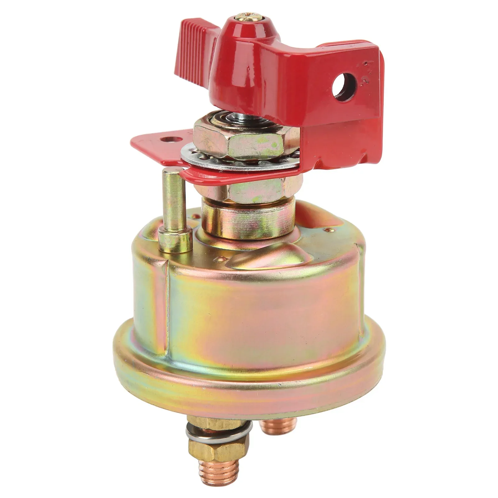 Power Cut-Off Switch Anti-Leakage Disconnect Switch Copper Zinc Alloy 12V-48V 200A Lockable For Forklift Boat RVs