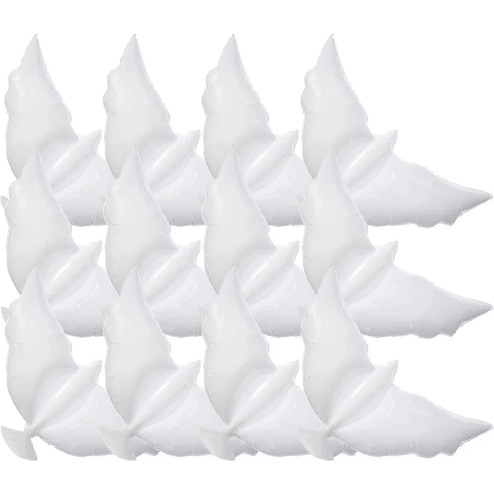

12Pcs Memorial Dove Balloons White Pigeon Design Balloon Party Supplies Wedding Birthday Decoration Event Balloon Decor