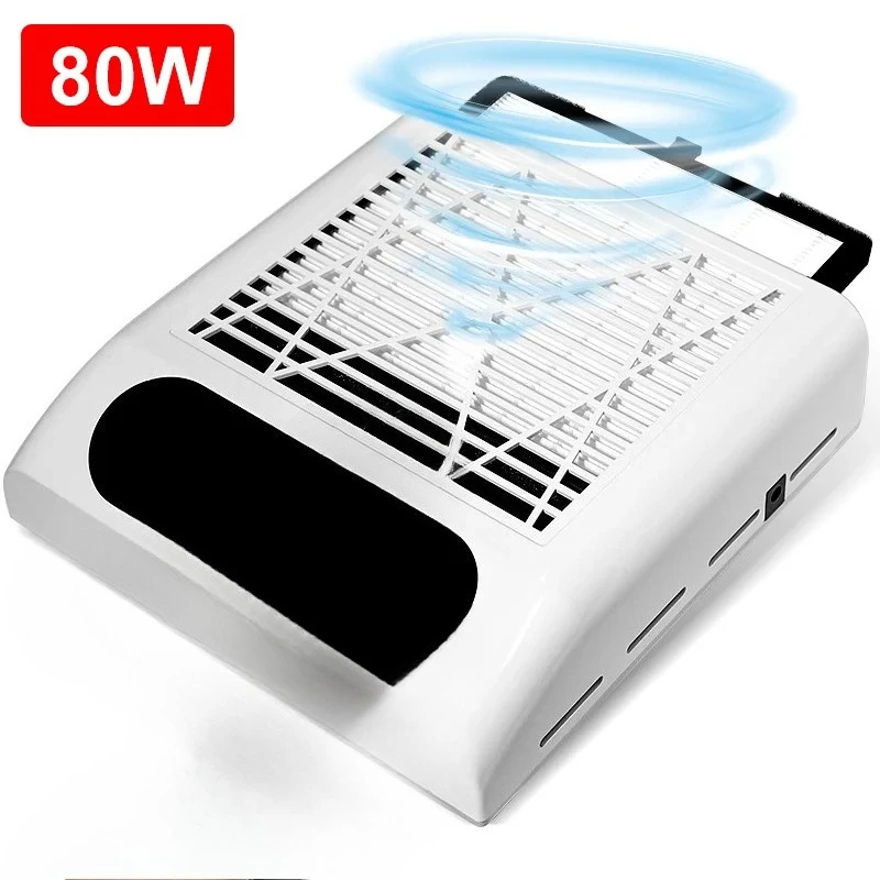 

Nail Art Duster Exhaust Fan for Nail Art Machine Powerful Vacuum Cleaner with Removable Filter Nail Art Salon Equipment