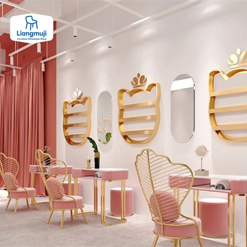 

Nordic INS Hot-selling Nail Table and Chair Set, Simple Modern Single Double Layer Manicure Table manicure desk стол трансформер