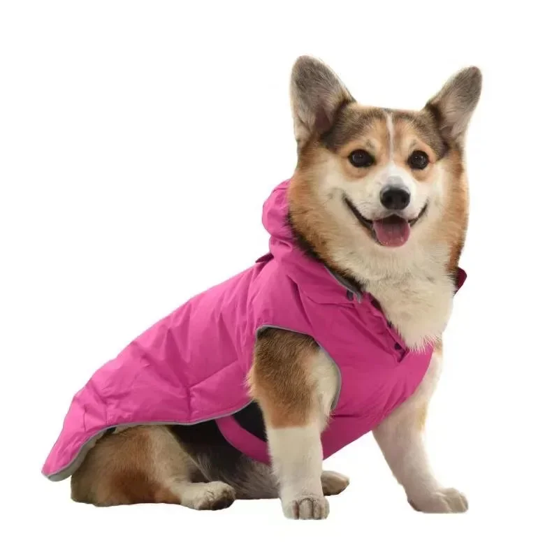 Winter pet coat clothes for dogs Winter clothing with Detachable Snap design Warm Dog clothes