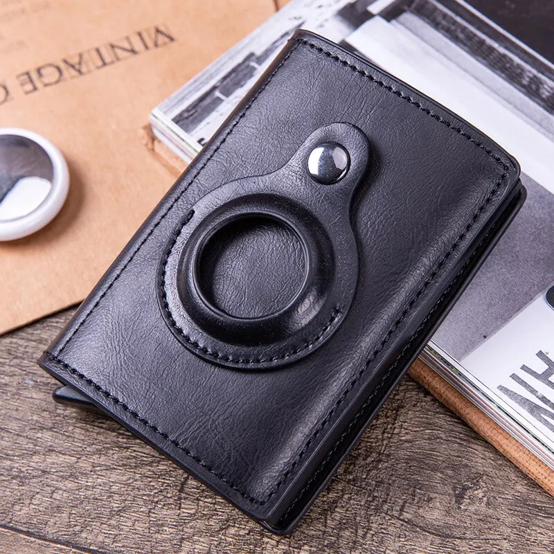 Men Wallet RFID Function Aviation Tag Holder Waterproof Credit Card Holder Smart Wallet Portable