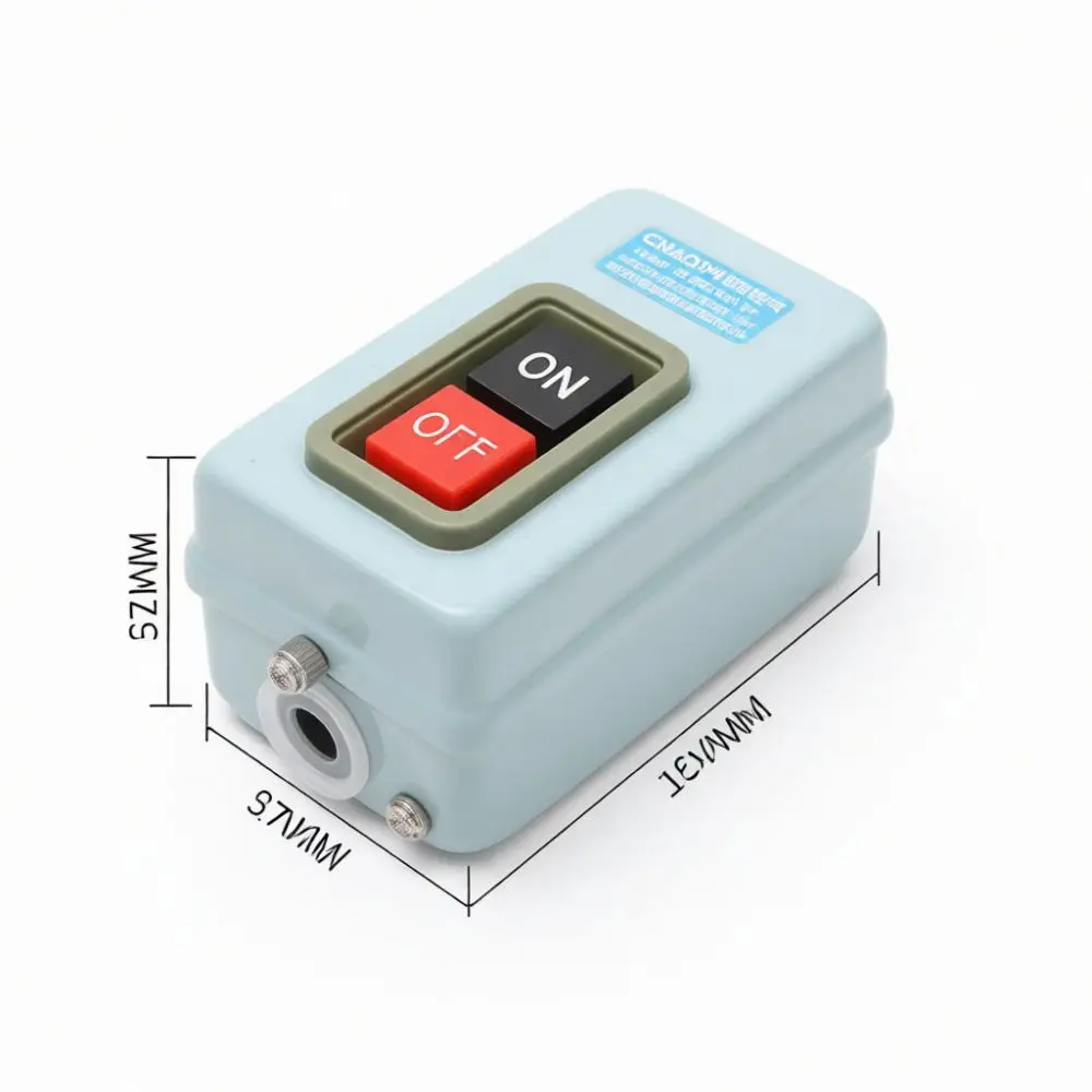 Manual Push Button Control Switch BS230B BS216B BS211B Three Phase Motor Starter Industrial Electrical Equipment Assembly