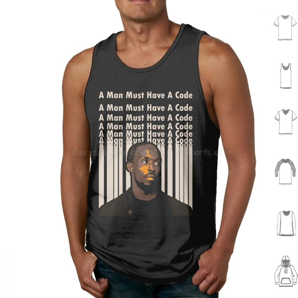 The Wire Omar Little 4 تانك القمم سترة بلا أكمام The Wire Omar Little Omar Hbo Wire Baltimore Little Tv Mcnulty Omar