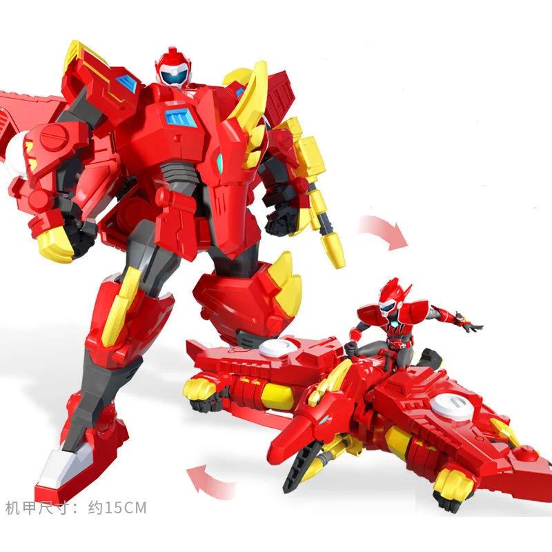 نموذج روبوت تحويل القوة الصغيرة Miniforce 2 SUPER TYRAKING 5-Intgration Tyranno T-Rex ألعاب تشوه للأولاد هدية