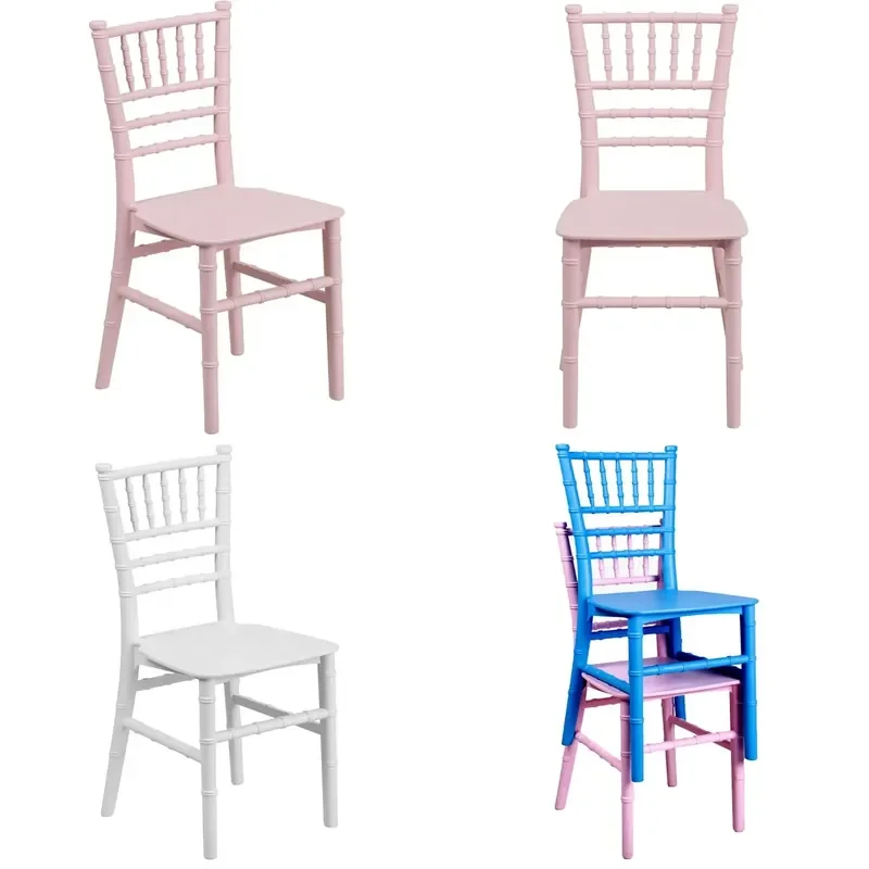 durable Morezhome High Quality Plastic Stackable Kids Chiavari Chair