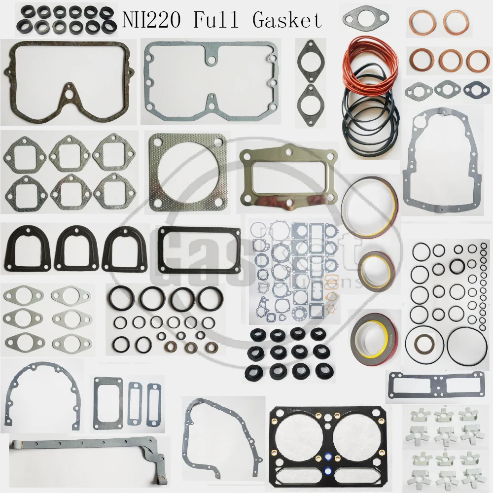 

NH220 NH-220 Full Engine Head Gasket set For Cummins Engine PART 12.0 NH-220