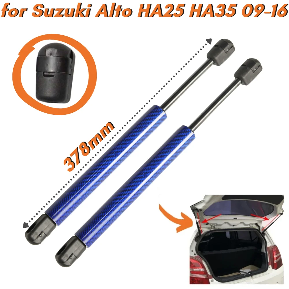 Qty(2) Trunk Struts for Suzuki Alto HA25 HA35 Hatchback 2009-2016 378mm 81850-M68K00 Rear Tailgate Lift Support Shock Gas Spring