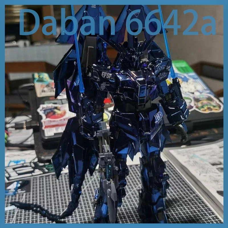 Daban 6642a В наличии Mg 1/100 Rx-03 Единорог 03 Phenex с гальваническим покрытием, черные наборы моделей в сборе, аниме-робот, пластиковые модели, игрушки Daban 6642a В наличии Mg 1/100 Rx-03 Единорог 03 Phenex с гальваническим покрытием, черные наборы моделей в сборе, аниме-робот, пластиковые модели, игрушки