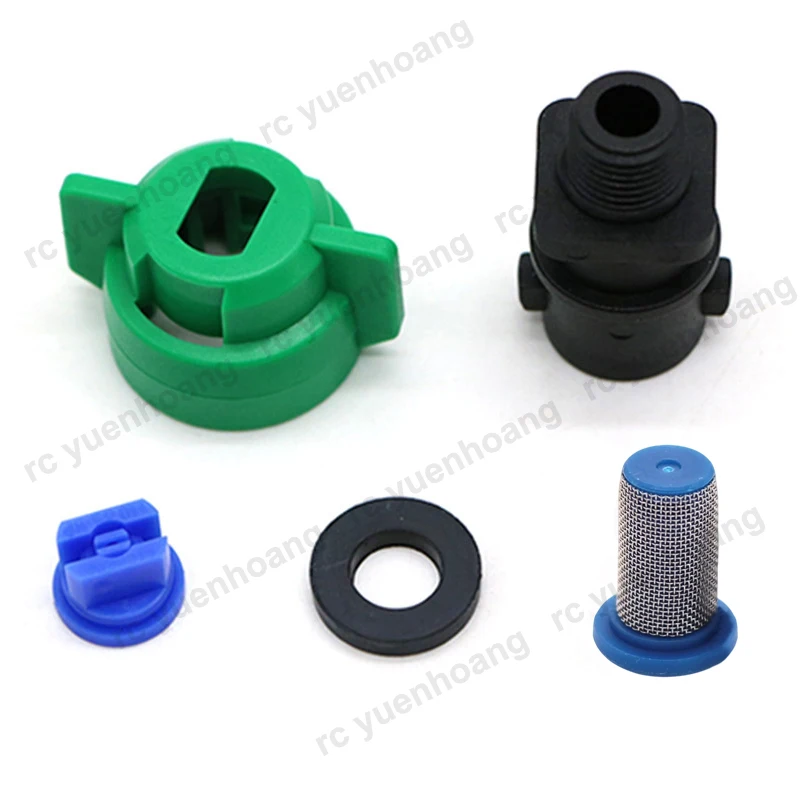 3PCS Flat Fan Nozzle Body High Pressure Agricultural Spray Head Spraying Module for Plant Protection UAV Drone Sprayer Accessory