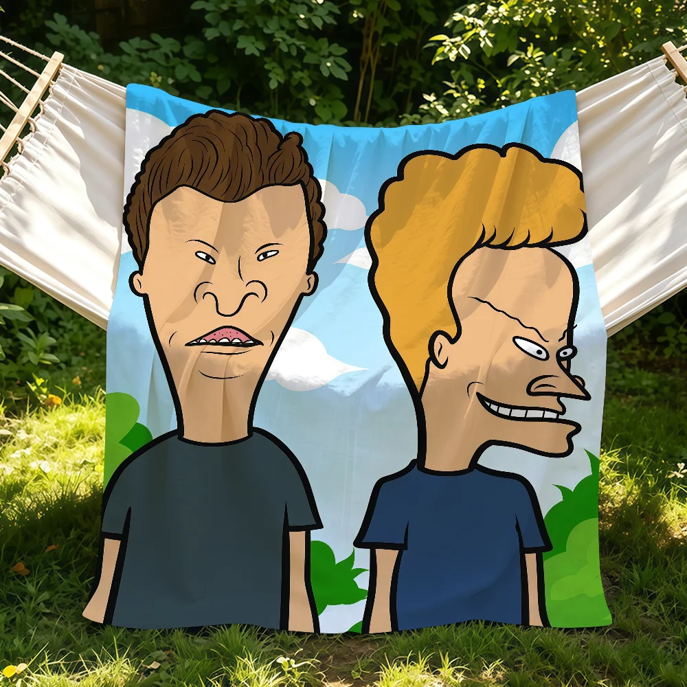 Anime Beavis And Butt-Head Blanket Suitable For Sofas Beds Offices Cars Outdoor Travel An Ideal Gift For Friends Family