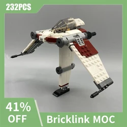 NEW 232PCS Famous Star Movie MOC V-19 Torrent space fighter model DIY creative ideas Child Toy Birthday Gift Building blocks