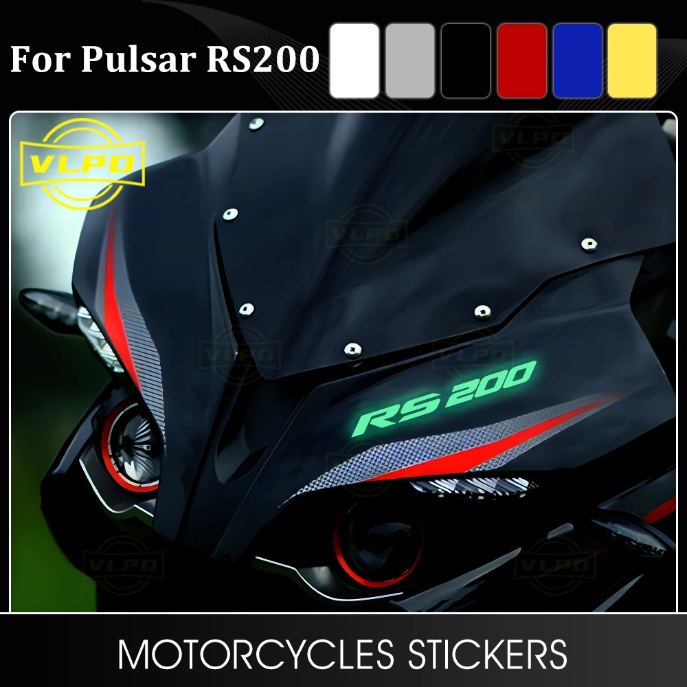 Motorcycle Stickers Waterproof Decal for Bajaj Pulsar RS200 Sticker RS 200 200RS Accessories 2022 2023 2024 2025