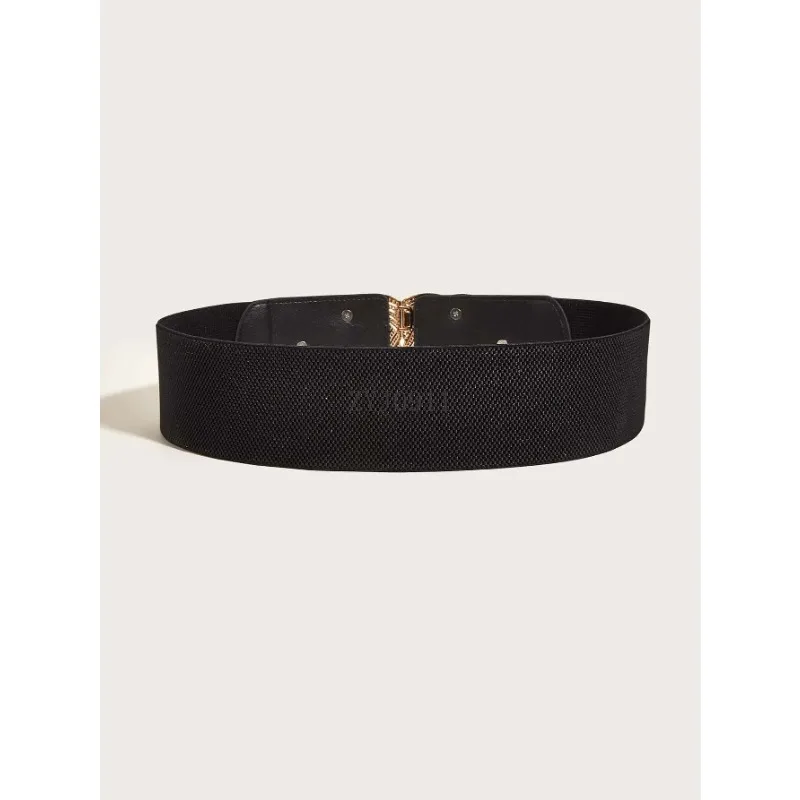 ツイスト型のペアバックルゴムバンドウエストシールドレス