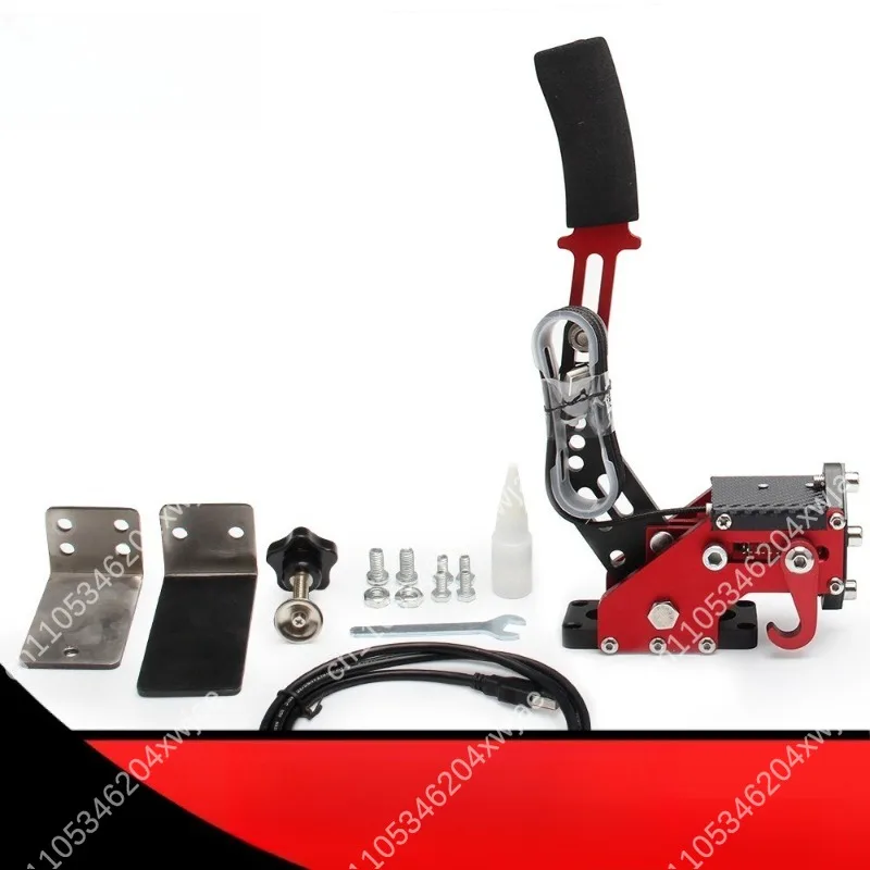 PC USB Racing Handbrake Hall Sensor Linear Handbrake for Sim Racing Drift Games Plug and Play