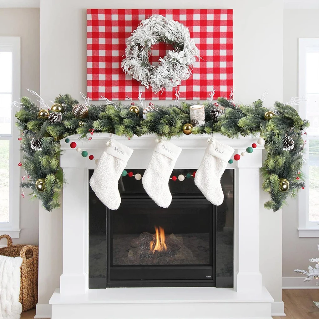 ABS Pine And Spruce Garland For Holiday Decor Twist And Turn Anywhere As Like Wrapped Around