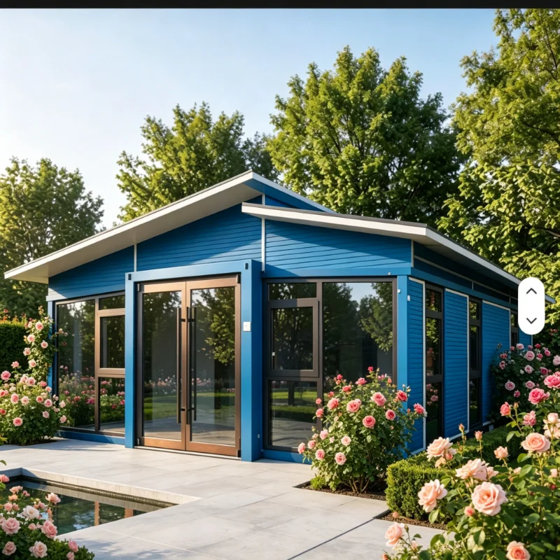 Modular Container House Cabin Prefabricated Expandable House for Temporary Office Site Housing Camp Warehouse Garden House