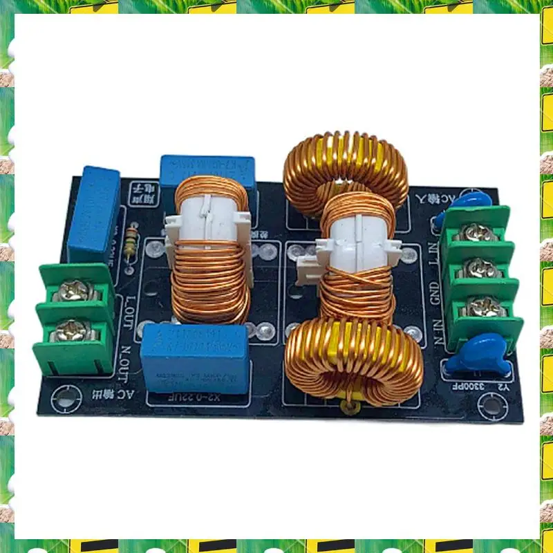 3C Electron EMI Power Filter Board Audio Amplifier Power Supply Filter Common Mode High Current Electromagnetic Hifi Audio,EMI P