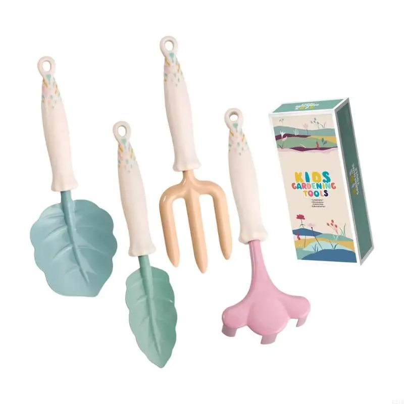 Children Gardening Tool Includes Shovel Rakes Fork And Spade In Bright Color