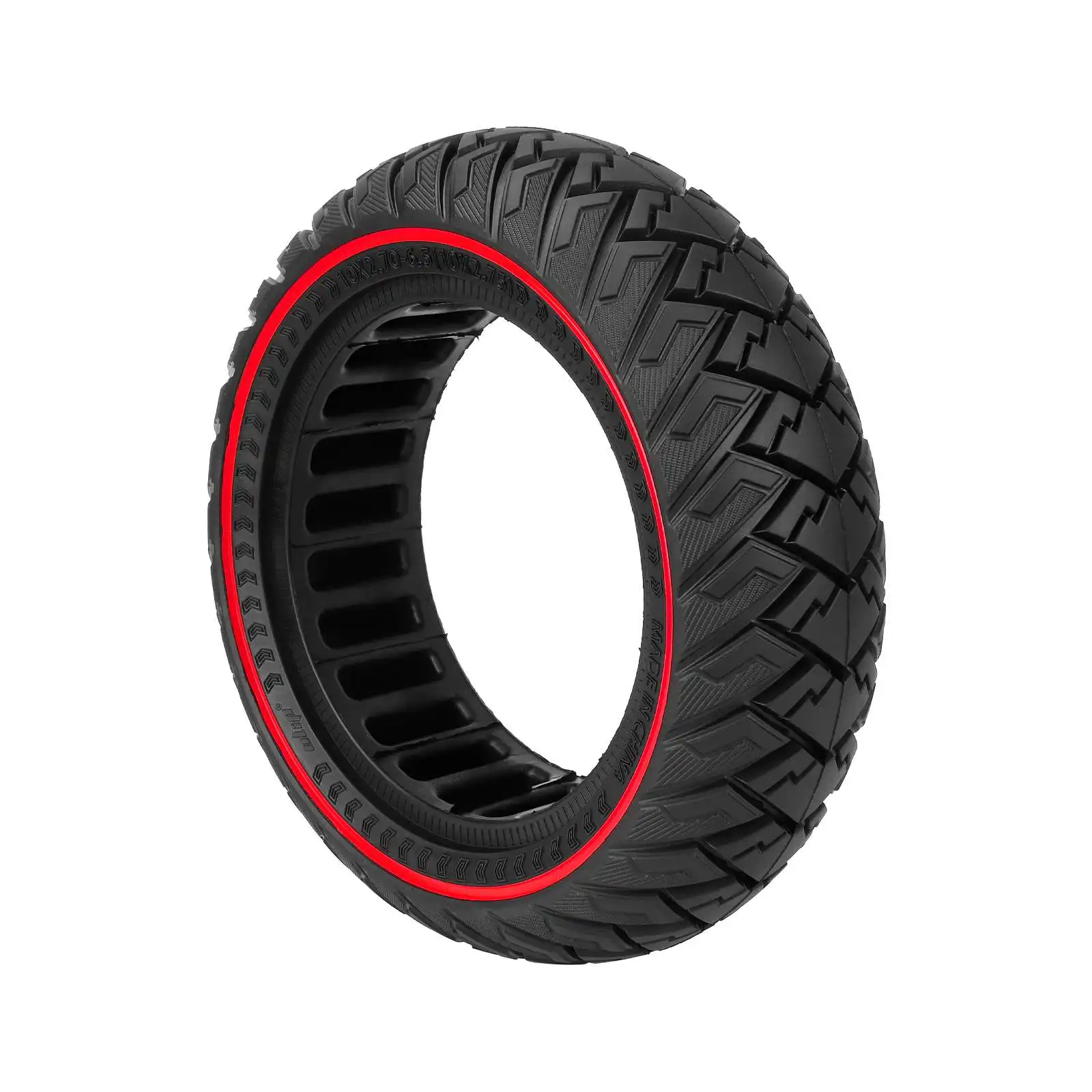 Ulip 10x2.70-6.5 Off-raod Solid Tire for Electric Scooter 10x2.75 Thickened Off-road Tubeless Tyre Puncture resistant Tire Parts