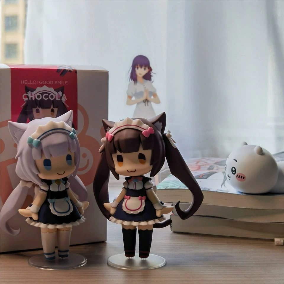 Original Q Version Gsc Jointed Action Spielzeug Figur Schokolade Vanille Ani PVC Nette Puppe Sammeln Geschenk Kreative Weihnachten Geschenk