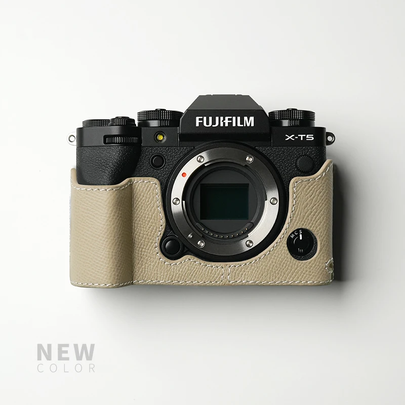 Mr.Stone voor Fujifilm X-T5 cameratas beschermhoes xt5 camera bodysuit XT5 camera handgemaakte lederen cameratas