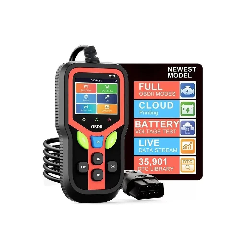 Automobile fault detection instrument, 0BD2 diagnostic device, decoder, eraser, diagnostic tool for eliminating fault lights