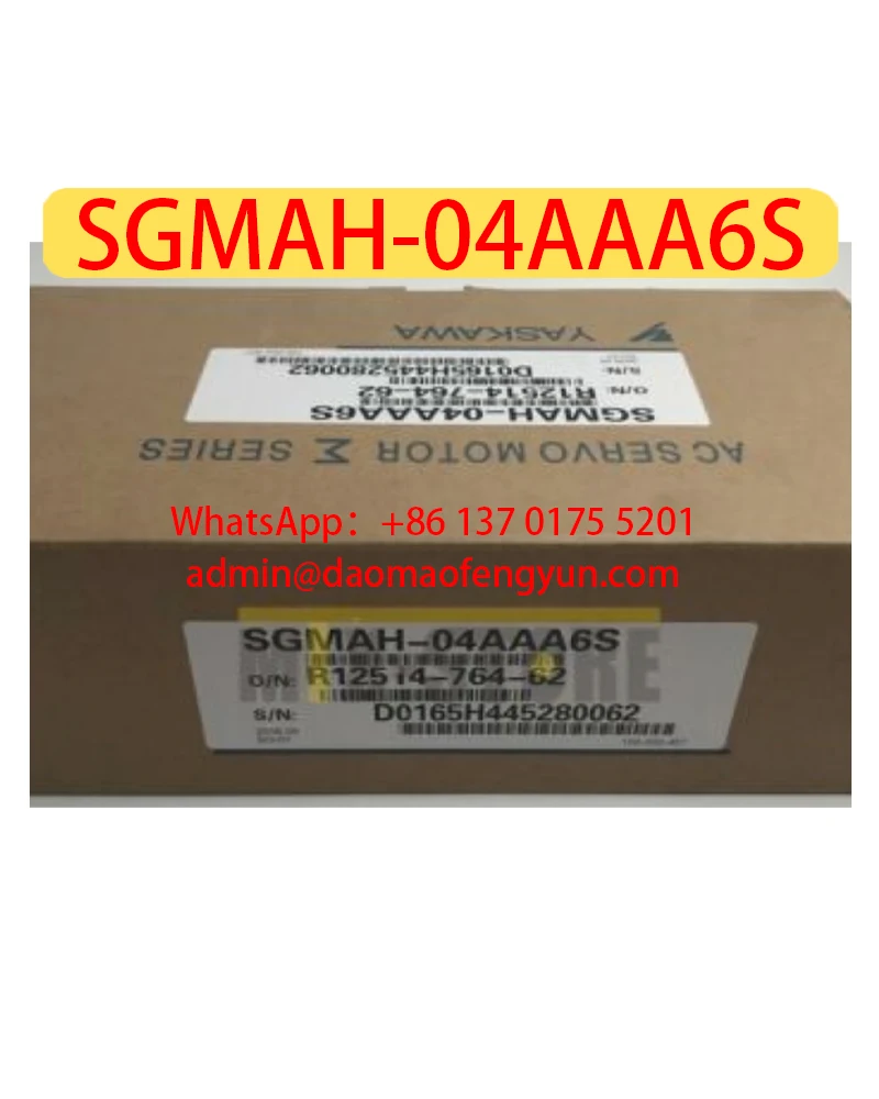 

SGMAH-04AAA6S Brand New Servo Motor SGMAH 04AAA6S，Fast shipping