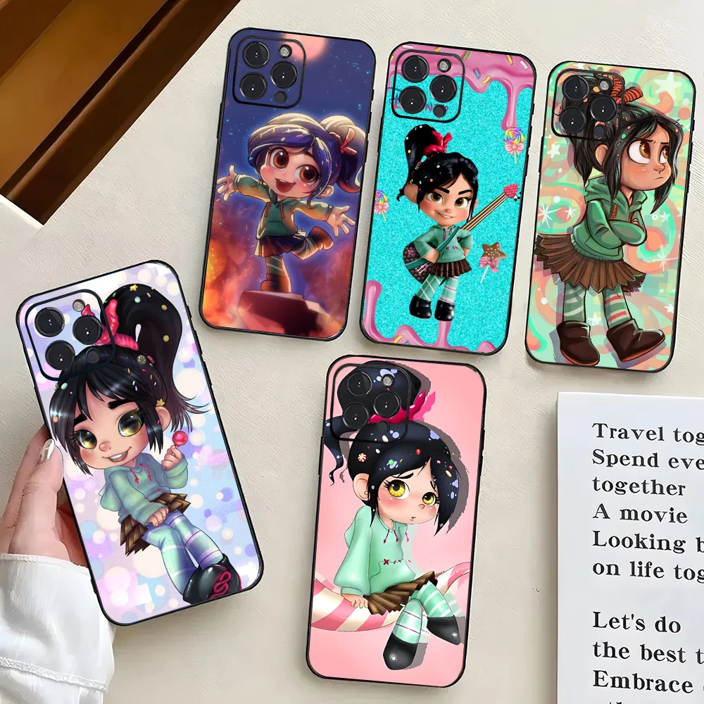 Vanellope Von Schweetz Phone Case Silicone Soft For IPhone 16 15 14 13 12 11 X XR Plus Pro Max Plus