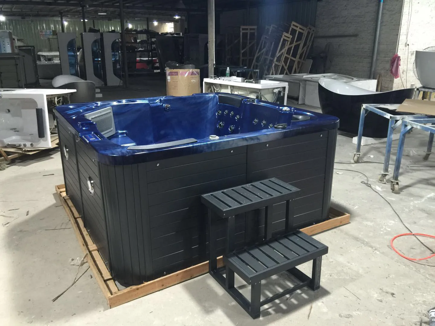 Jacuzzier Outdoor Spa Balboa Spa 6 Person Hot Tub Spa Bathtub