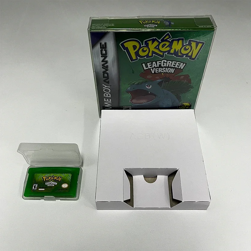 Cartucho de juego Pokemon Series GBA en caja Esmeralda/Rubí/Red fuego/Leafgreen/Zafiro Sin manual