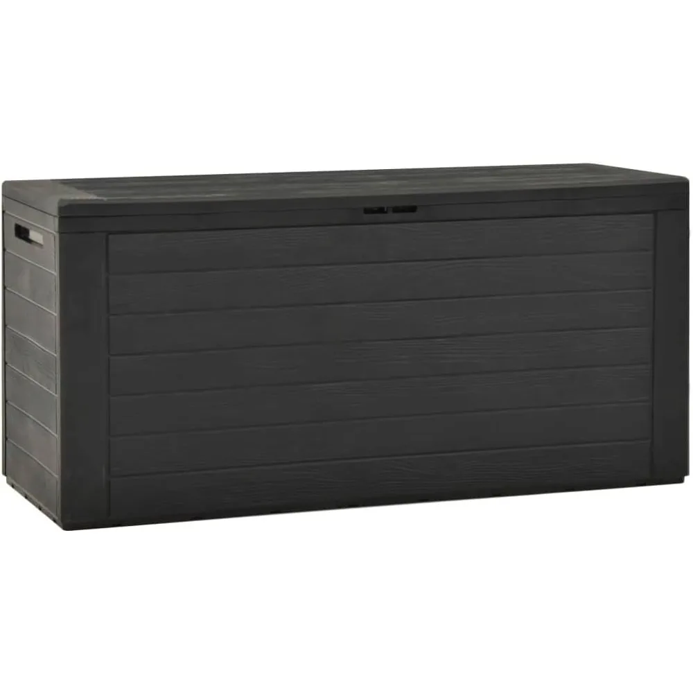 

Outdoor Rattan Storage Box, All Weather Deck Box for Patio Furniture Storage, Outdoor Toys and More Patio Storage