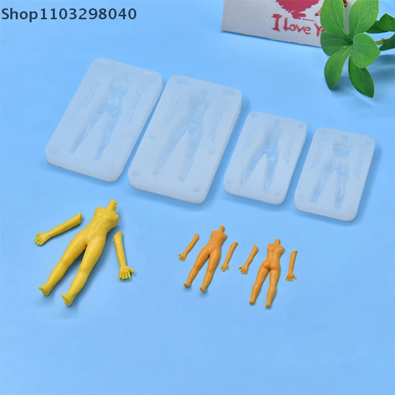 

Силиконовая форма для мужской куклы из полимерной глины — универсальный инструмент для моделирования для самостоятельного изготовления поделок помадкой, смолы и глины