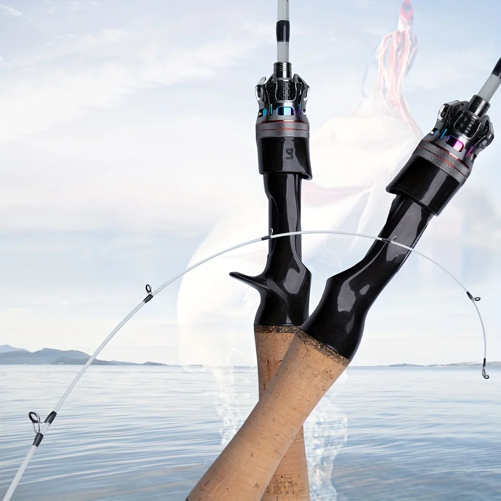 Fisch fans 1,32 m Kork griff Glasfaser Fuji o Führungs gussrute Crappie Panfish Shrimps Spinning ultraleichte Angelruten