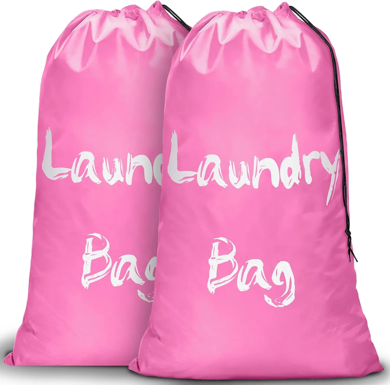 

2Pcs XL Travel Laundry Bag for Dirty Clothes, Extra Large Heavy Duty Organizer with Drawstring, Cruise Ship Camping Travel Road