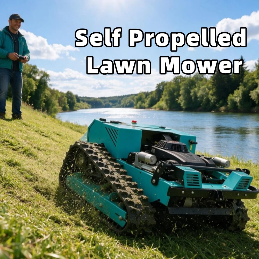 Customizable Durable and Applicable Lawn Mower Construction Tracked GPS Working Certified Direct Commercial Grade