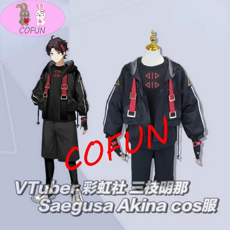 

Hololive Vtuber Saegusa Akina Cosplay Costume Halloween Outfits Role Play Carnival Party Women Men Suit