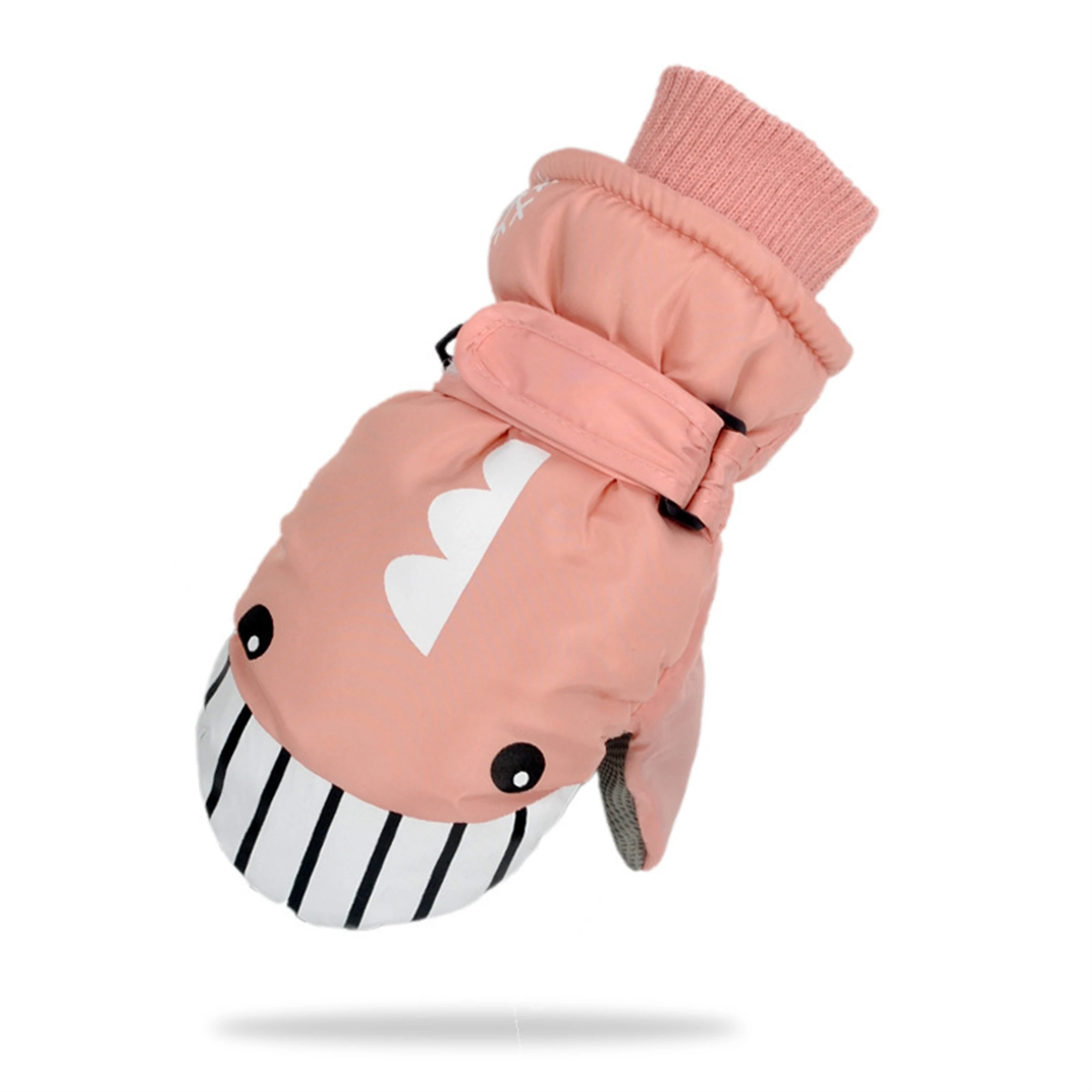 

Children's Winter Gloves Warm New Girl's Plush Cute Cartoon Cold Resistant Hooded Winter Gloves