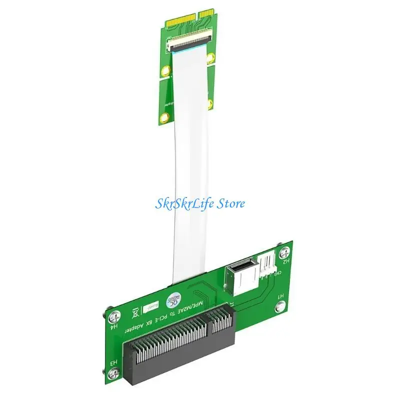 

E65E NGFF M.2 to PCIEx8 Adapter Cable, NGFF M.2 A/E to PCIExpress 8x Extender USB