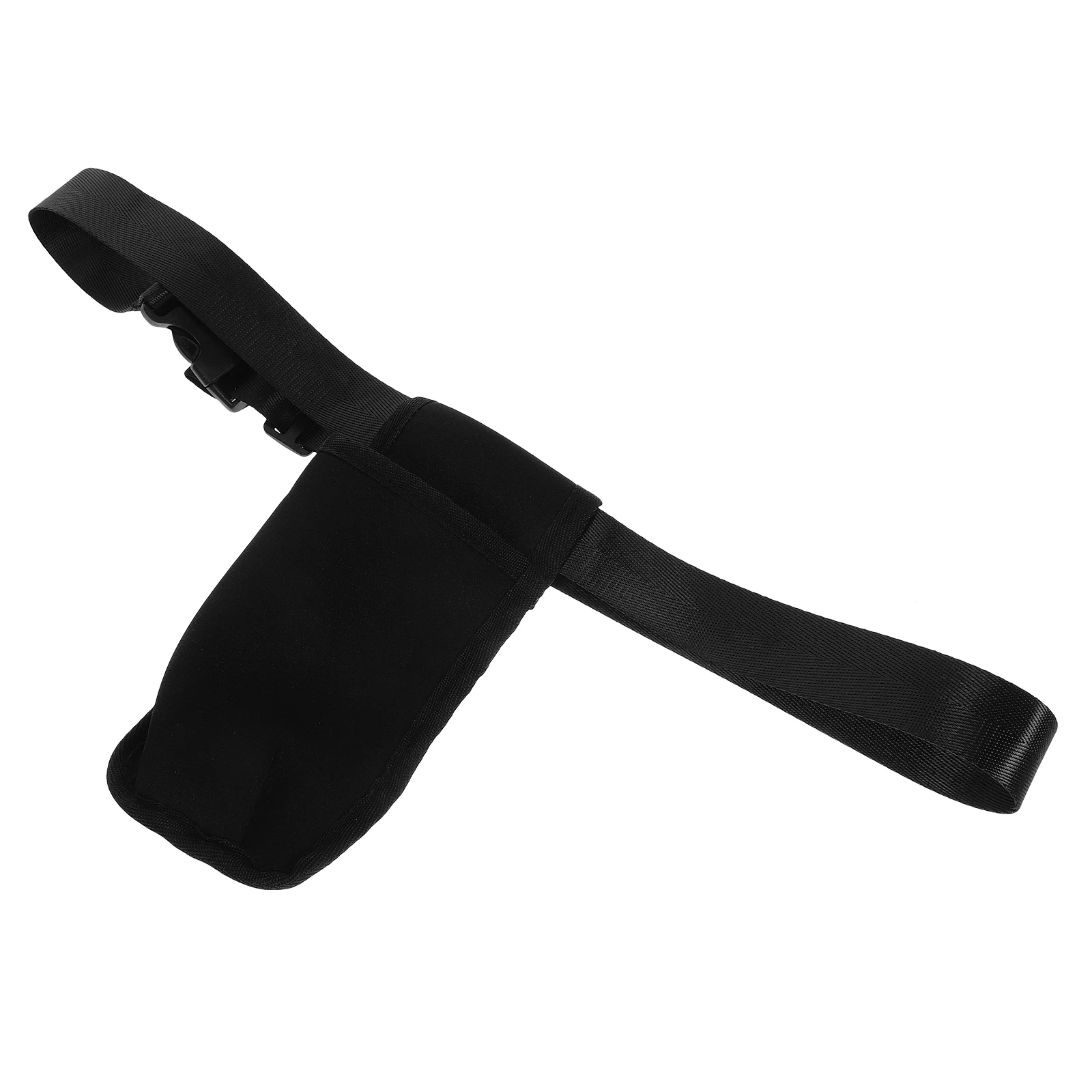 

Essential Oil Bottle Fanny Pack Black Single Tube Massage Portable Waist Bag For Bottles Storage Travel Cleaning Cloth
