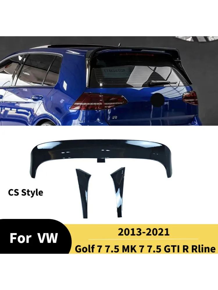 Kofferbak Spoiler Wing Lip voor Volkswagen Golf 7 7.5 MK7 7.5 GTI R R Lijn 2013-2021 Dak diffuser voorste splitter Body kits - afbeelding 2