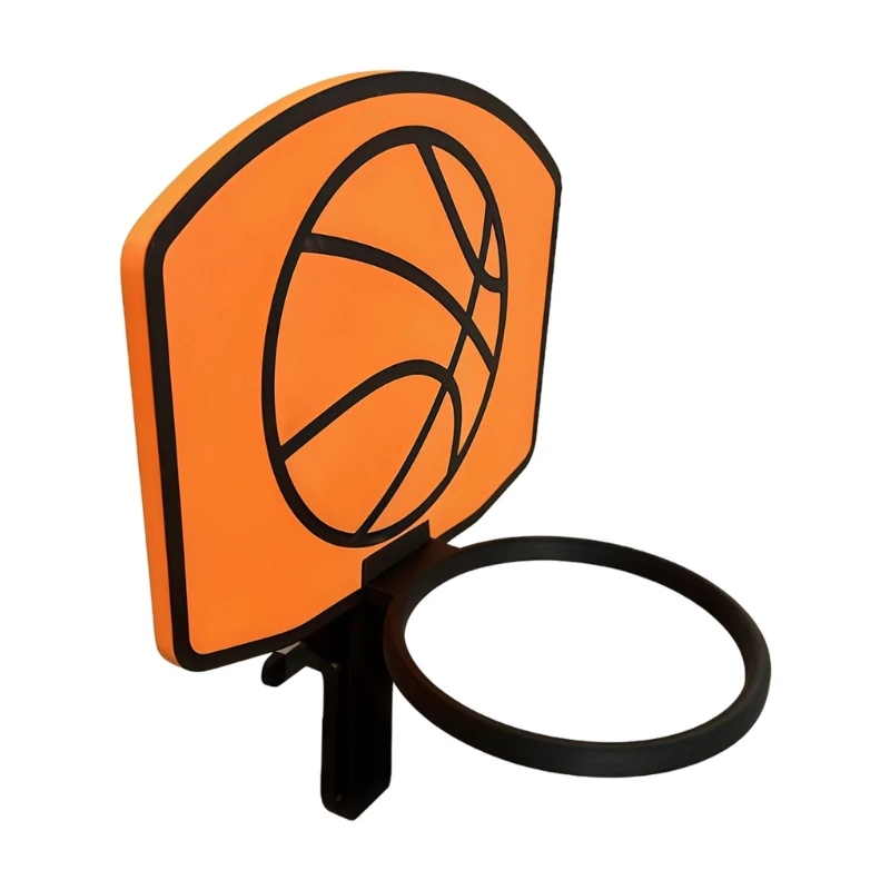 Trash Can Clip On Small Basketball Hoop Game Creative Indoor Entertainment Toy 0XXB