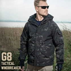 Winter Warm G8 Tactical Jacket Military Windbreaker Coat Men Outdoor 3in1 Thermal Waterproof Hiking Fleece Jacket Male Work Coat