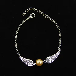 Adjustable Alloy Gold Plated bracelet Chain Wristband Chain Bracelet Bangle Wirst Band with Wings