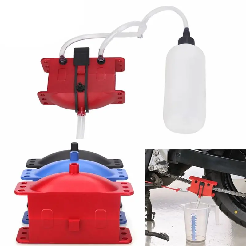 Limited Time Offer Motorcycle Chain Cleaning Machine Kit Brush Gear Cleaner Tool For Universal Motorbike Chains Lube Device